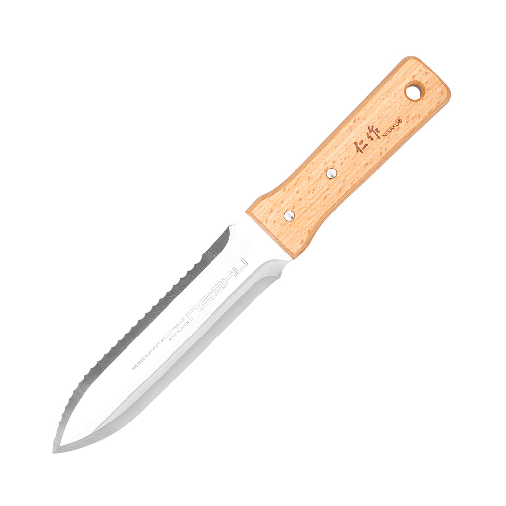 Nisaku Hori Hori Namibagata Garden Knife 18.5 cm Nisaku Hori Hori Namibagata Garden Knife 18.5 cm